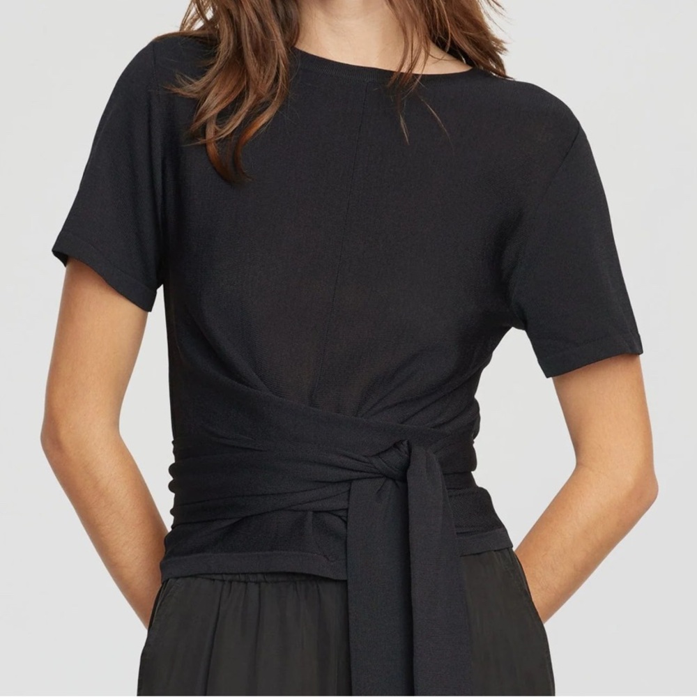 Modern Citizen Jude Cropped Tie Front Top - New without tags never worn